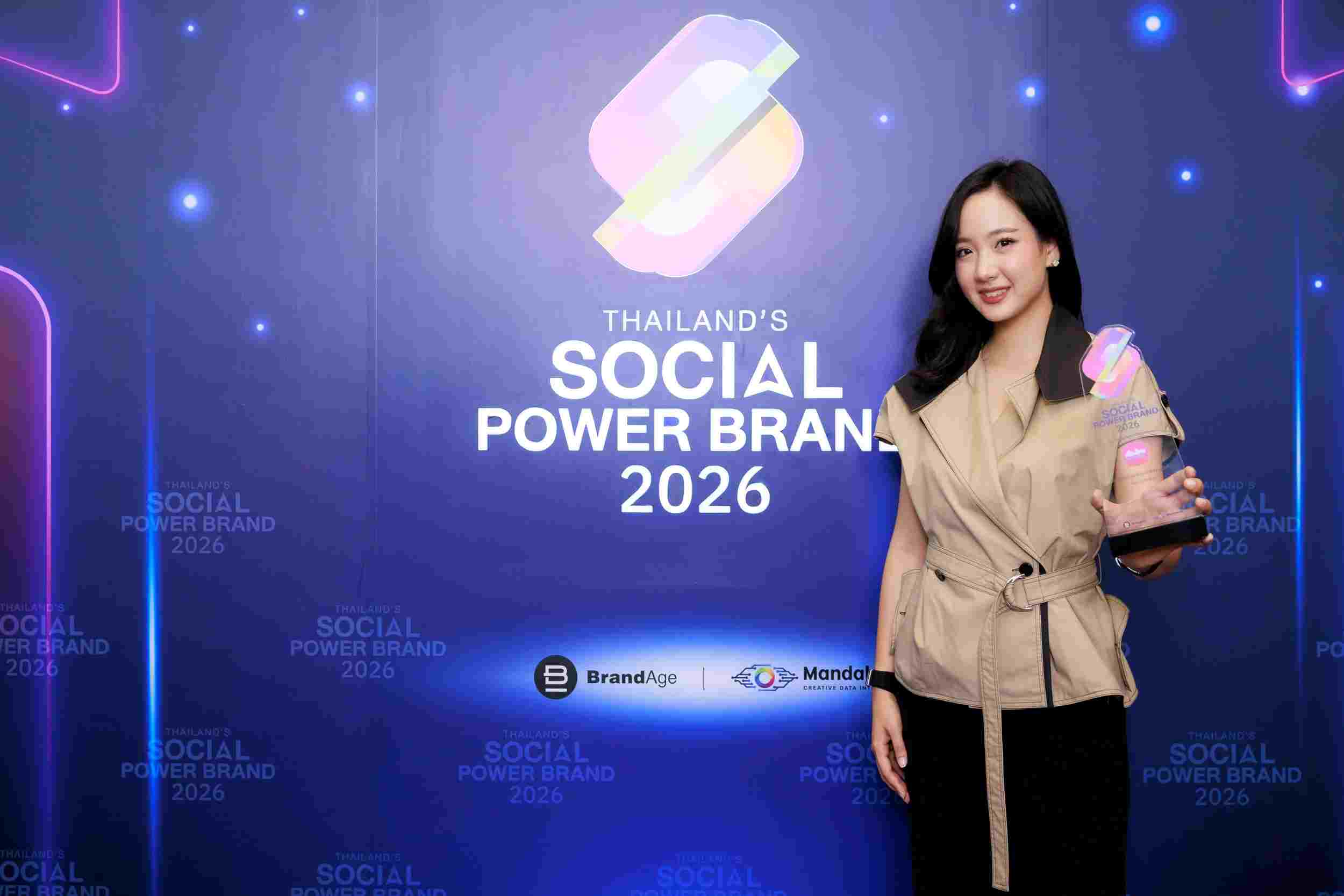 เมืองไทยประกันชีวิต คว้าอันดับ 1 “2026 Thailand’s Social Power Brand”